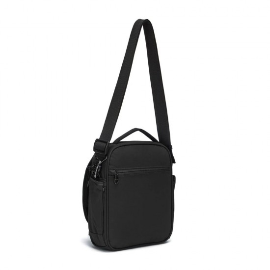 Сумка через плече антизлодій Pacsafe LS200 Crossbody чорний - 40133138