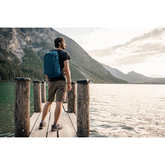 Рюкзак туристичний антизлодій Pacsafe Eco 25 синій/чорний - 41101530