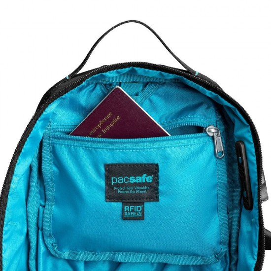 Сумка через плече антизлодій Pacsafe Eco 12L Sling чорний - 41103138