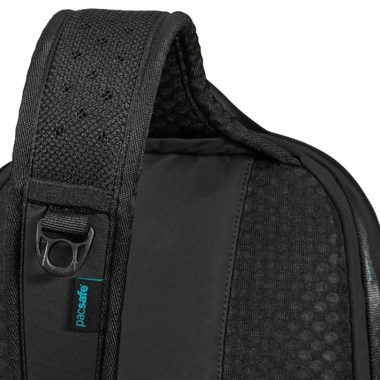 Сумка через плече антизлодій Pacsafe Eco 12L Sling чорний - 41103138