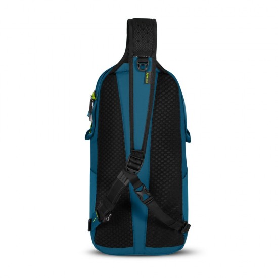 Сумка через плече антизлодій Pacsafe Eco 12L Sling синій - 41103530
