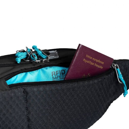 Сумка на пояс антизлодій Pacsafe Eco Anti-Theft Waist Pack чорний - 41104138