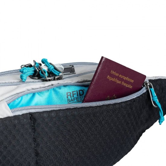 Сумка на пояс антизлодій Pacsafe Eco Anti-Theft Waist Pack сірий/чорний - 41104145