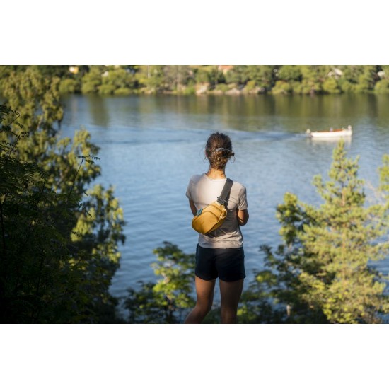 Сумка на пояс антизлодій Pacsafe Eco Anti-Theft Waist Pack теракотовий/чорний - 41104231