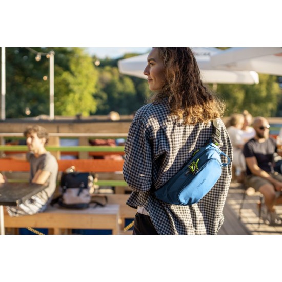 Сумка на пояс антизлодій Pacsafe Eco Anti-Theft Waist Pack синій - 41104530
