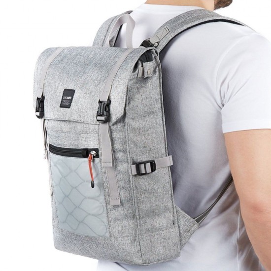 Рюкзак для подорожей антизлодій Pacsafe Slingsafe LX450 сірий - 45320112