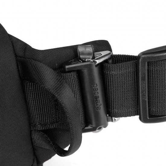 Сумка на пояс антизлодій Pacsafe V Hip Pack чорний - 60141130
