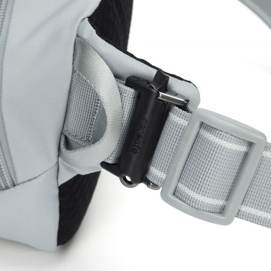 Сумка на пояс антизлодій Pacsafe V Hip Pack світло-сірий/чорний - 60141148 Сумка на пояс антизлодій Pacsafe V Hip Pack світло-сірий/чорний - 60141148