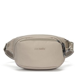 Сумка на пояс антизлодій Pacsafe V Hip Pack бежевий/чорний - 60141237