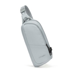 Сумка через плече антизлодій Pacsafe V Action Sling світло-сірий/чорний - 60161148