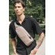 Сумка через плече антизлодій Pacsafe V Action Sling бежевий/чорний - 60161237