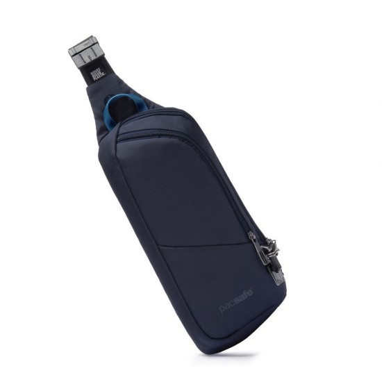 Сумка через плече антизлодій Pacsafe V Action Sling темно-синій - 60161658