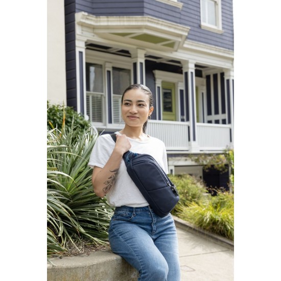 Сумка через плече антизлодій Pacsafe V Action Sling темно-синій - 60161658