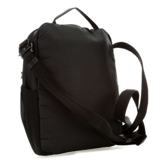 Сумка через плече антизлодій Pacsafe Vibe 200 Crossbody насичений чорний - 60181130