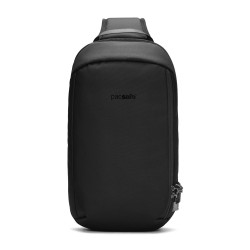 Сумка через плече антизлодій Pacsafe Vibe 325 sling насичений чорний - 60221130