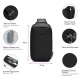 Сумка через плече антизлодій Pacsafe  V Tech Sling насичений чорний - 60221130