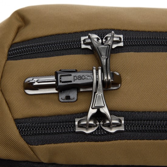 Сумка через плече антизлодій Pacsafe Vibe 325 sling коричневий - 60221205