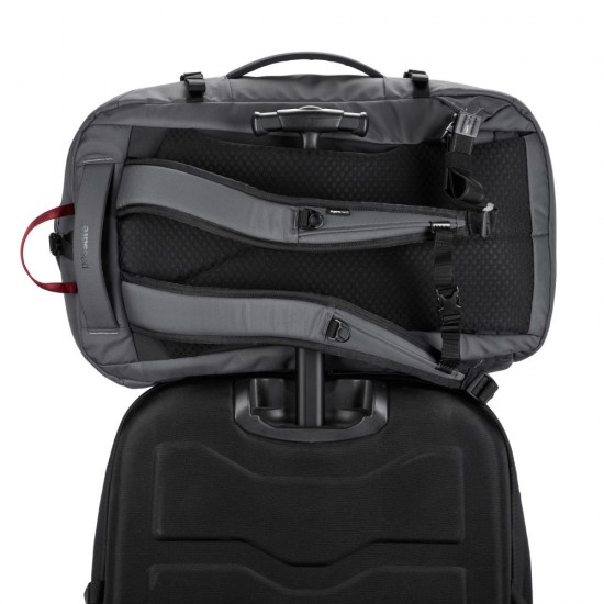 Рюкзак антизлодій Pacsafe EXP45 carry-on travel, 6 ступенів захисту графітовий - 60322144