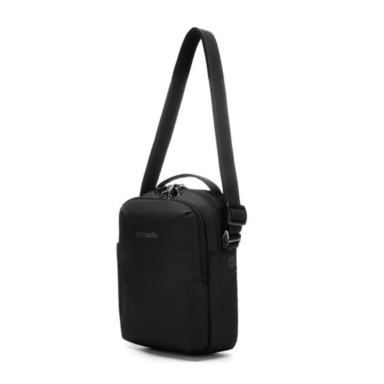 Сумка через плече антизлодій Pacsafe V Tour Crossbody чорний - 61110130