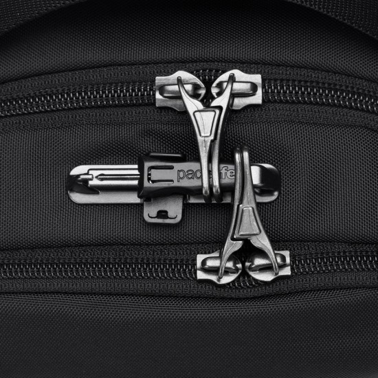 Сумка через плече антизлодій Pacsafe V Tour Crossbody чорний - 61110130