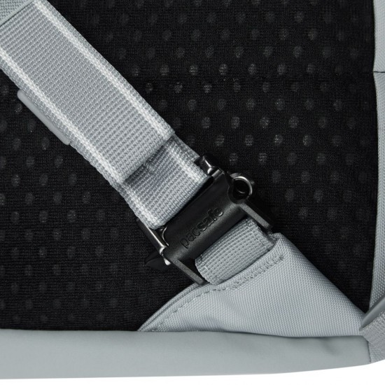 Рюкзак міський антизлодій Pacsafe V12 Tech світло-сірий/чорний - 61140148