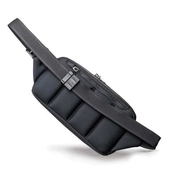 Сумка через плече антизлодій Pacsafe x SLNT pocket sling чорний - 83102100