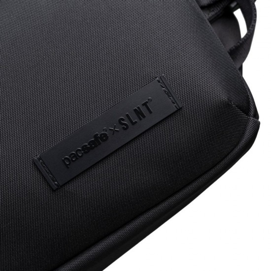 Сумка через плече антизлодій Pacsafe x SLNT pocket sling чорний - 83102100