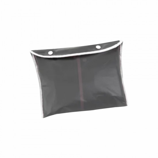 Тренч/дощовик Perletti City напівпрозорий з окантовкою та чохлом сірий/білий - 14210708L