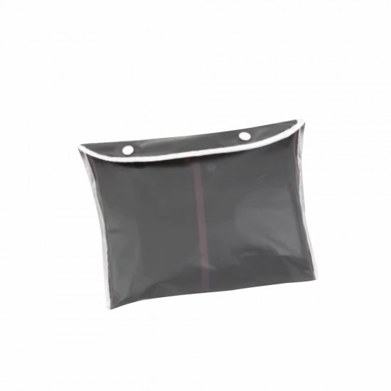 Тренч/дощовик Perletti City напівпрозорий з окантовкою та чохлом сірий/рожевий - 14210712M