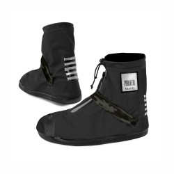 Бахіли короткі водонепроникні Perletti Covers зі світловідбиваючими деталями чорний - 14240101M