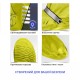Бахіли високі водонепроникні Perletti Covers зі світловідбиваючими деталями неоново-жовтий/сріблястий - 14250577S