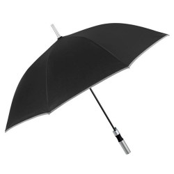 Парасоля-тростина автоматична Perletti Reflecting антивітер зі світловідбивачем чорний - P96014-01