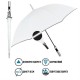 Парасоля-тростина автоматична Perletti Reflecting антивітер зі світловідбивачем білий - P96014-04