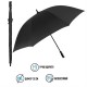 Велика парасоля-тростина механічна Perletti Golf XXL антивітер чорний - P96020-01 Велика парасоля-тростина механічна Perletti Golf XXL антивітер чорний - P96020-01