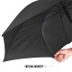 Велика парасоля-тростина механічна Perletti Golf XXL антивітер чорний - P96020-01