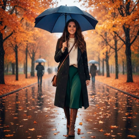 Велика парасоля-тростина механічна Perletti Golf XXL антивітер темно-синій - P96020-02