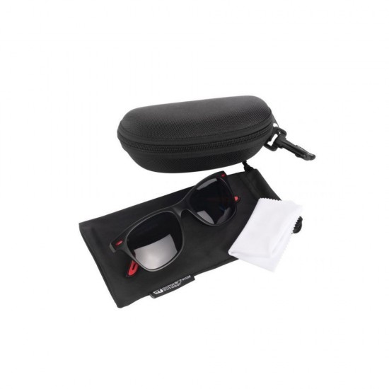 Окуляри сонцезахисні UV400 Schwarzwolf Mahaveli червоний/чорний - F1504600AJ3