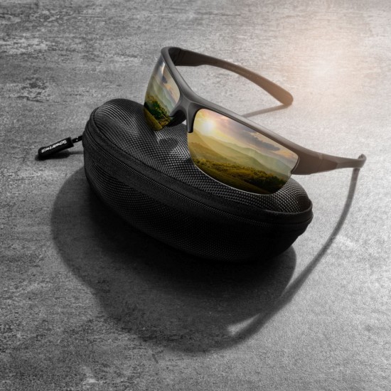 Окуляри сонцезахисні UV400 Schwarzwolf Manaslu чорний - F1504800AJ3