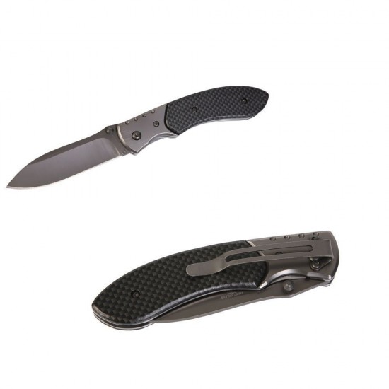 Ніж складаний Schwarzwolf Yerger сірий - F1900300SA3