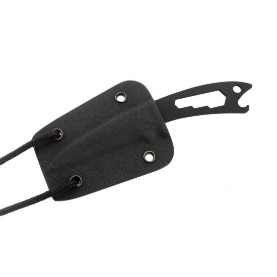 Ніж складаний 4в1 Schwarzwolf Bako, в футлярі чорний - F1904400AJ3