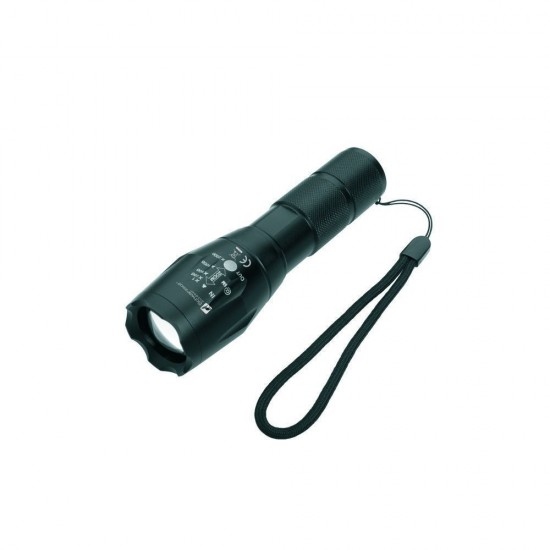 Ліхтарик Schwarzwolf Antelao, вологозахищений корпус, з ремінцем чорний - F2300700AJ3