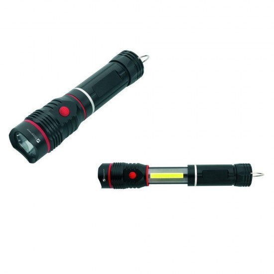 Ліхтарик Schwarzwolf SW Biwa з Cree XPE/COB light та карабіном чорний - F2300800AJ3