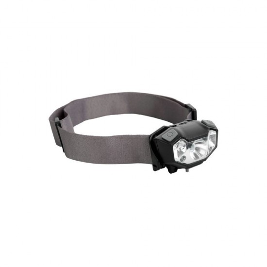 Ліхтарик налобний акумуляторний Schwarzwolf Mino з XPE LED сірий - F2300900AJ3