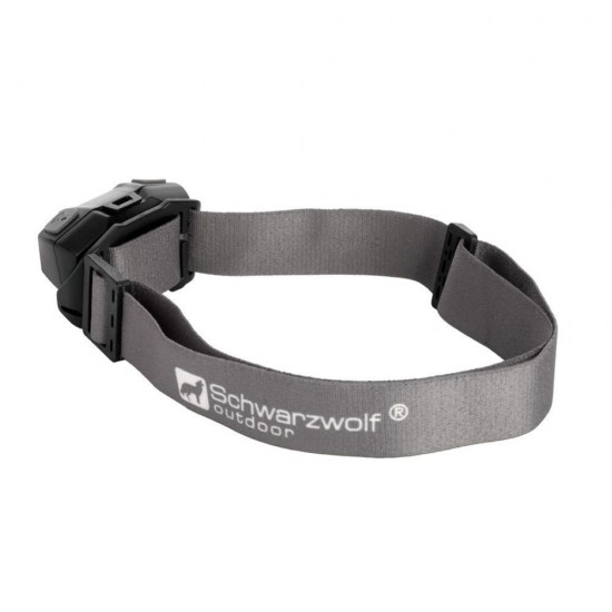 Ліхтарик налобний акумуляторний Schwarzwolf Mino з XPE LED сірий - F2300900AJ3