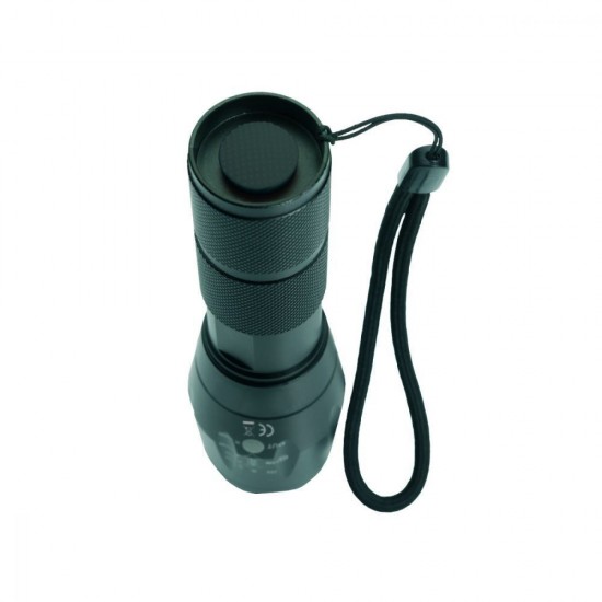 Ліхтарик акумуляторний Schwarzwolf Delgada з Cree XPE LED та ремінцем чорний - F2301000AJ3