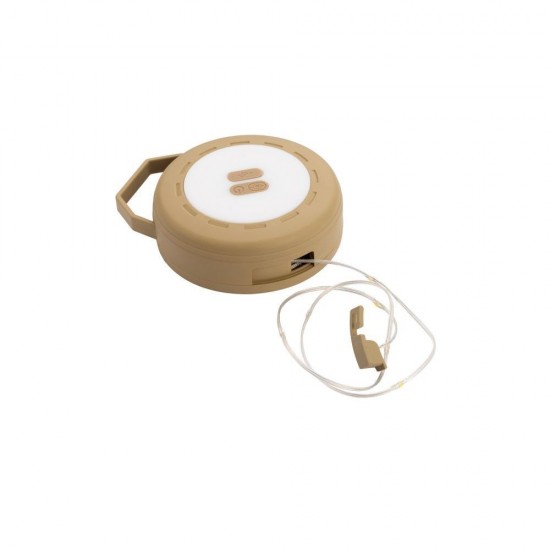 Ліхтар-гірлянда акумуляторний підвісний Schwarzwolf Lambro бежевий/білий - F2308900AJ3