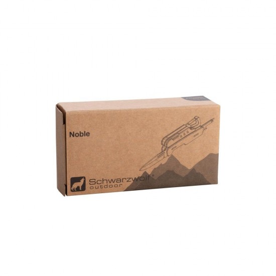 Мультитул 11в1 Schwarzwolf Noble, 105 мм чорний - F2405700AJ3