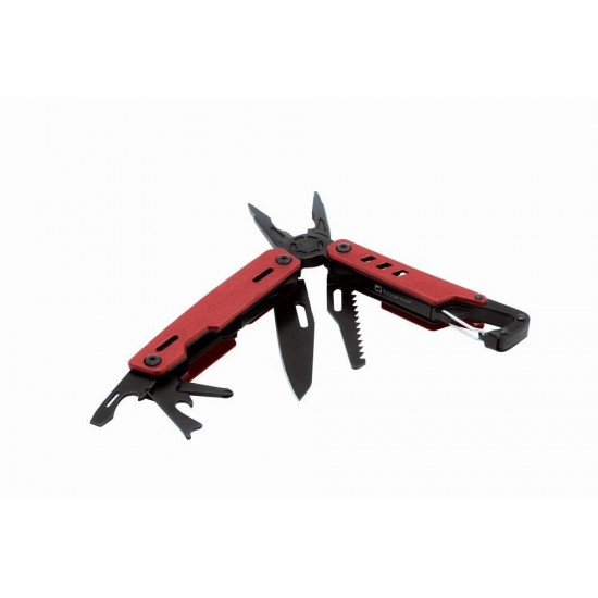 Мультитул 11в1 Schwarzwolf Noble, 105 мм червоний/чорний - F2405701AJ3