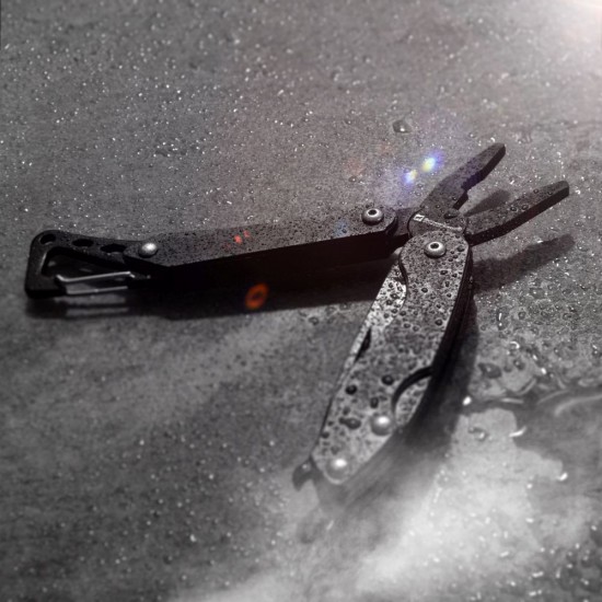 Мультитул 6в1 Schwarzwolf Awu, 85 мм чорний - F2406000AJ3