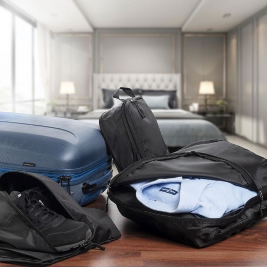 Набір чохлів для одягу Schwarzwolf Kiotari на блискавці чорний - F3408600AJ3